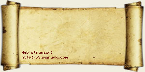 Jelica Jakupi vizit kartica